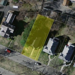 81 Waban St, Newton MA 02458-1456 aerial view