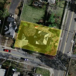 137 Waverley Ave, Newton MA 02458-2406 aerial view