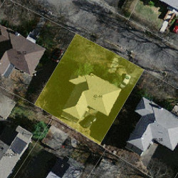 42 Whittemore Rd, Newton MA 02458-2106 aerial view