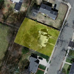 81 Allen Ave, Newton MA 02468-1720 aerial view