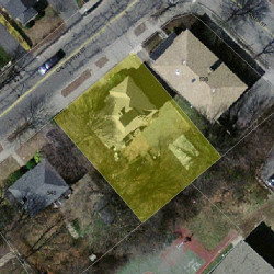 542 California St, Newton MA 02460-1243 aerial view
