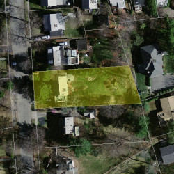 20 Magnolia Ave, Newton MA  02458-2711 aerial view