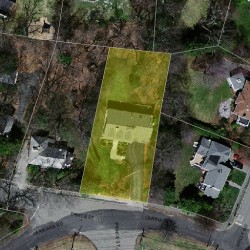 318 Prince St, Newton MA 02465-2955 aerial view
