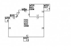 138 Waban Ave, Newton MA 02468-2111 floor plan