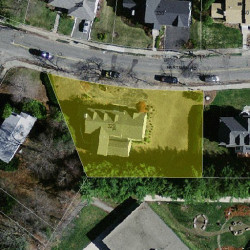 329 Hartman Rd, Newton MA  02459-2816 aerial view