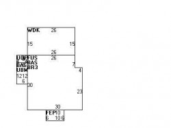 1233 Walnut St, Newton MA 02461-1820 floor plan