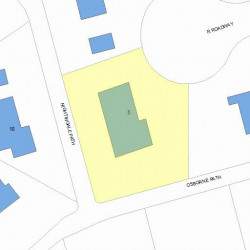 5 Nightingale Path, Newton MA  02459-3520 plot plan