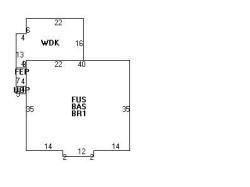62 Stuart Rd, Newton MA  02459-1261 floor plan