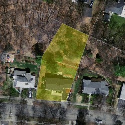 429 Waban Ave, Newton MA  02468-1334 aerial view