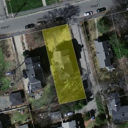 34 Otis St, Newton MA  02460-1817 aerial view