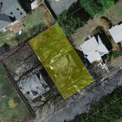 61 Wallace St, Newton MA 02461-1921 aerial view