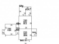 241 Upland Ave, Newton MA  02461-2002 floor plan