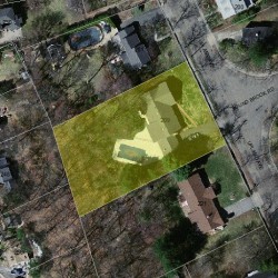 209 Upland Ave, Newton MA 02461-2001 aerial view