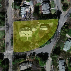 51 Hampshire St, Newton MA 02465-2934 aerial view