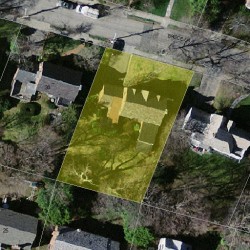 24 Bruce Ln, Newton MA 02458-2615 aerial view