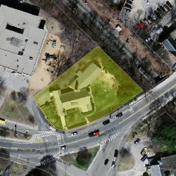 1671 Beacon St, Newton MA 02468-1401 aerial view