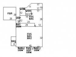 45 Park Ave, Newton MA 02458-2607 floor plan