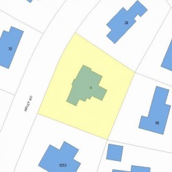 34 Risley Rd, Newton MA  02465-2922 plot plan