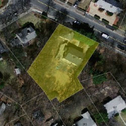 94 Woodward St, Newton MA 02461-1311 aerial view