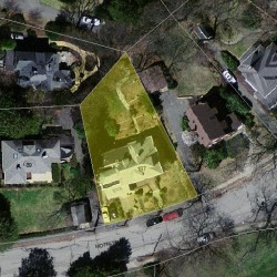187 Moffat Rd, Newton MA 02468-1135 aerial view