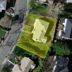 106 Deborah Rd, Newton MA 02459-2867 aerial view