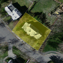 36 Buswell Park, Newton MA  02458-2304 aerial view