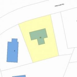 52 Annawan Rd, Newton MA 02468-2110 plot plan