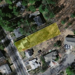 346 Winchester St, Newton MA  02461-2051 aerial view