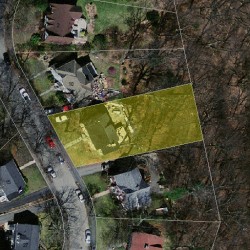 16 Kingston Rd, Newton MA  02461-1014 aerial view
