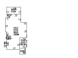 39 Devon Rd, Newton MA  02459-1649 floor plan