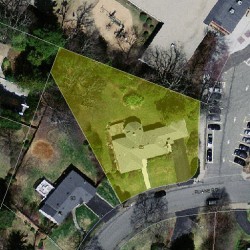 85 Ruane Rd, Newton MA  02465-2627 aerial view