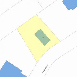 73 Seminary Ave, Newton MA 02466-2617 plot plan