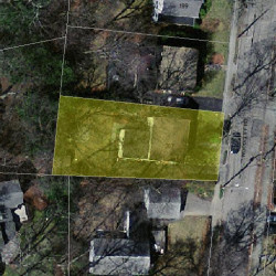 207 Woodcliff Rd, Newton MA 02461-1842 aerial view