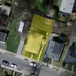 25 Dana Rd, Newton MA 02465-1144 aerial view