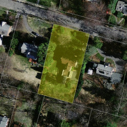 42 Eliot Memorial Rd, Newton MA 02458-2704 aerial view