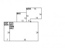 712 Watertown St, Newton MA 02460-1354 floor plan