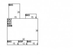 190 Adams St, Newton MA  02458-1203 floor plan