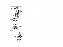384 Ward St, Newton MA 02459-1217 floor plan