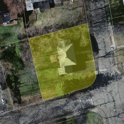 69 Olde Field Rd, Newton MA  02459-2756 aerial view