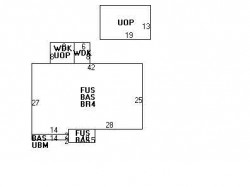 401 Winchester St, Newton MA  02461-2008 floor plan