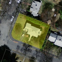 6 Chatham Rd, Newton MA  02461-1010 aerial view