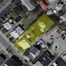 190 Adams St, Newton MA  02458-1203 aerial view