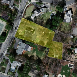 422 Chestnut St, Newton MA  02468-1006 aerial view