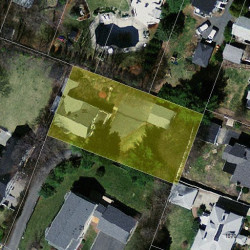 25 Central St, Newton MA 02466-2402 aerial view