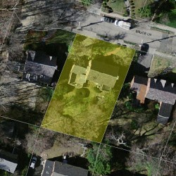 30 Bruce Ln, Newton MA 02458-2615 aerial view