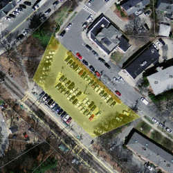 100 Wyman St, Newton MA 02468 aerial view