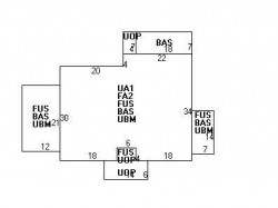 693 Beacon St, Newton MA 02459-1901 floor plan