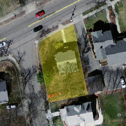 910 Watertown St, Newton MA  02465-2108 aerial view