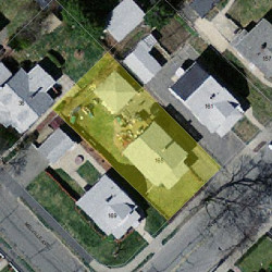 165 Linwood Ave, Newton MA 02460-1430 aerial view