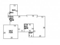 51 Gordon Rd, Newton MA 02468-1002 floor plan